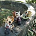 thumbnail image 1 of Statues for Home Decor Sculptures Statue with The Motorcycle Dog Flower Pot Creative Animal Flower Garden Ornament Decoration Resin Planter Pot, 1 of 4