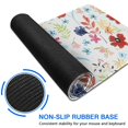 thumbnail image 6 of Long Mouse Pads for Desk,Pioneer Flower Floral Print Pattern Desk Mats on Top Of Desks, Desk Mouse Pad Extra Large with 3mm Non-Slip Base and Stitched Edge for Gaming,Office,Work,Home 31.5"x11.8", 6 of 6