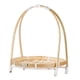 thumbnail image 1 of Cesta de almacenamiento portátil de bambú tejido para aperitivos, ideal para la mesa del comedor y la fruta. 1 capa, 1 of 9