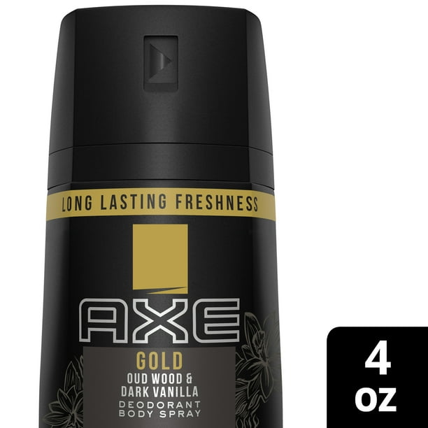 AXE Gold Body Spray for Men 4 oz - Walmart.com - Walmart.com