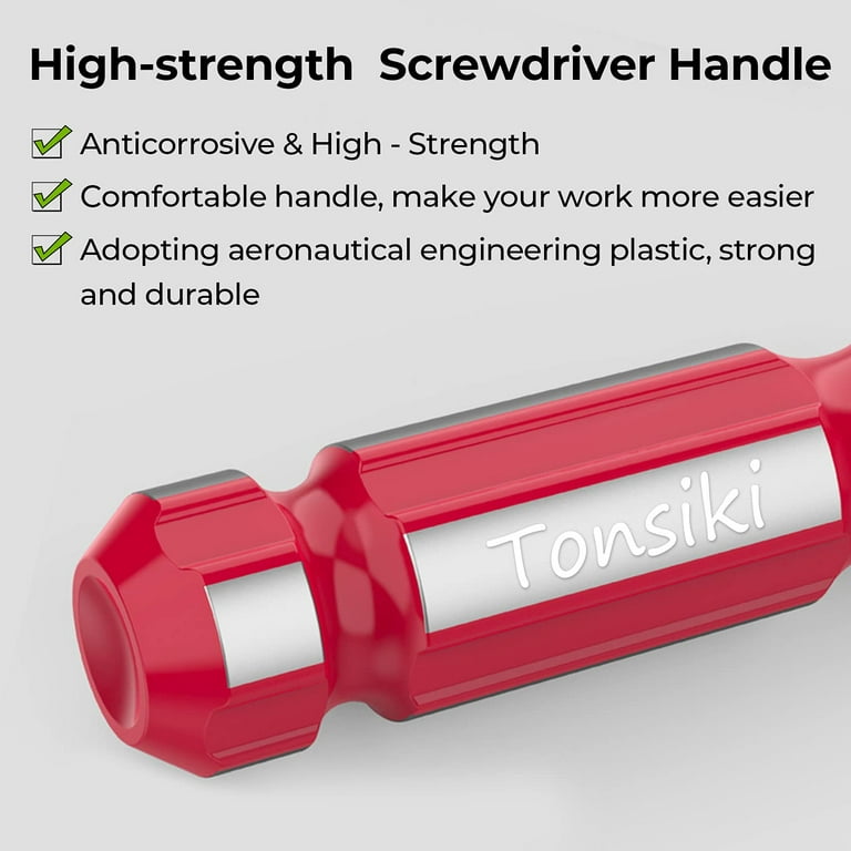 4mm Screwdriver Bit Holder Handle - Aluminum Alloy Ratchet Screwdriver With Magnetic Tip