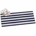 thumbnail image 2 of Hallway Runner Rug 2'x6', Purple Navy Blue Striped Kitchen Runner Rugs Non-Slip Carpet Mats, Abstract Gradient Lines Art Bedside Rugs Runners Washable Floor Carpet for Bathroom Laundry Room, 2 of 8