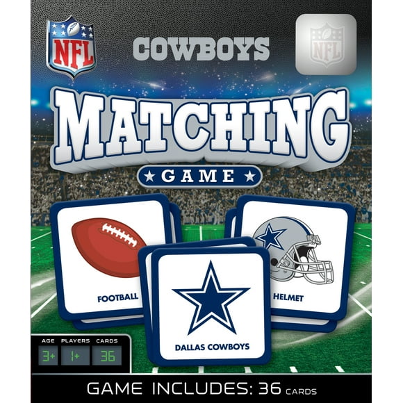 MasterPieces Officially Licensed NFL Dallas Cowboys Matching Game for Kids and Families