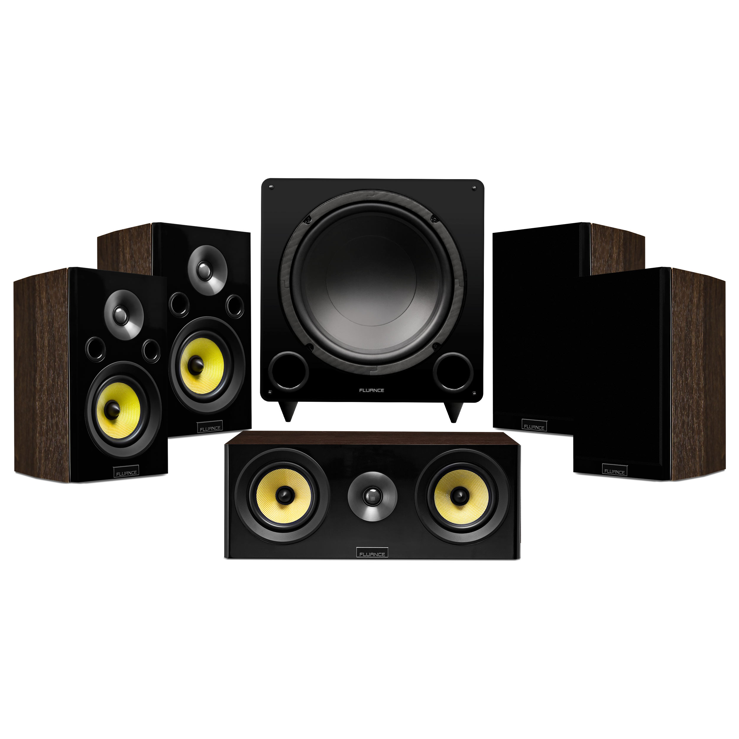 Fluance Signature Series Compact Surround Sound Home Theater 5.1