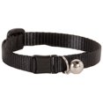 thumbnail image 1 of 50 Po X 8 Po Collier de Sécurité Réglable Noir avec Cloche, 1 of 1
