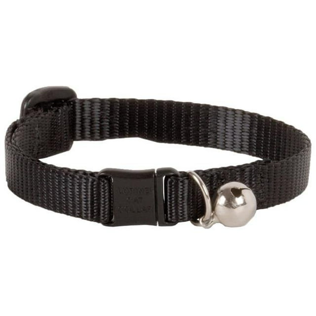 50 Po X 8 Po Collier de Sécurité Réglable Noir avec Cloche