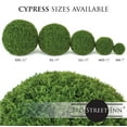 thumbnail image 4 of Third Street Inn 19" XL Cypress Topiary Ball, 4 of 5