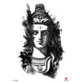 thumbnail image 1 of Lord Shiva Hindu God large 8.25" temporary arm tattoo, 1 of 4
