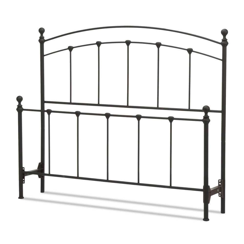 Sanford Metal Headboard and Footboard Bed Panels with Castings and