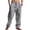 Gray_#09, variant on Linen Pants Mens Sherpa Button Down Straight Leg Sweat Pants Spring Summer Casual Loose Pants with Pockets,Black XL