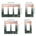 thumbnail image 2 of Yayeee Rocker Switch Wall Plate 1-Gang 4.6"x2.9" Home Decorative Outlet Cover, Mountains at Dawn, 2 of 6