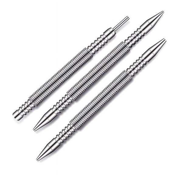3 Pcs Dual Nail Setter and Hinge Pin Punch Set,Hammerless Spring Nail Punch Door Hinge Pin Remover Tool 5000 PSI