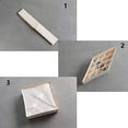 thumbnail image 5 of Collapsible Fabric Drawer Organizer DividerCloset Storage Box Bins Containers for Panties Underwear Ties Bras Socks Lingerie Gray-24 cells, 5 of 7