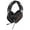 Black, variant on Wired Gaming Headset for PS4/PS5/Xbox/PC/Switch, 40mm Stereo & Noise Isolating, Omnidirectional Mic, In-Line Volume & Mute Control, Soft Earpads, Adjustable Headband, 3.5mm Jack 1.6m, Black