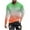 T Shirts for Men Green, variant on Mens T-Shirts Crewneck Big & Tall Long Sleeve Plus Size S-5X Pullover T-Shirts Casual Gradient Printed Comfort Basic Going Out Tees Tops