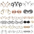 thumbnail image 4 of 48PCS Braided Hair Set for Women – Multi Use Ear Cartilage Clips, Dreadlock Accessories in Black, Silver, Gold, Rose Gold – Stylish Jewelry for Daily, 4 of 4