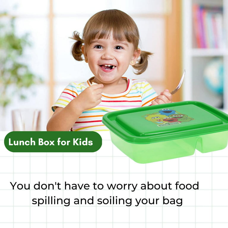 Cartoon Lunch Box For Girls School Kids Plastic Picnic Bento Box