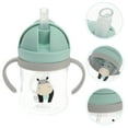 thumbnail image 4 of Baby Straw Cup Spill Proof Sippy Cup with Handles Toddler Baby Drinking Cups, 4 of 9
