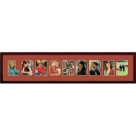 Campus Images TX959SSCF Texas Longhorns Spirit Collage Frame