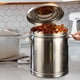 thumbnail image 5 of Recipiente hermético de acero inoxidable para almacenar alimentos, sellado con asa, para despensa. 32 cm x 36 cm, 5 of 9