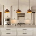 thumbnail image 5 of Aiwen Gold Finish Chandelier Pendant Lamp Metal Dome Shade Hanging Light Fixture, 5 of 9