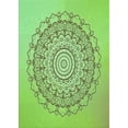 thumbnail image 1 of Ahgly Company Machine Washable Indoor Rectangle Transitional Green Onion Green Area Rugs, 2' x 5', 1 of 7