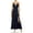 Dark Navy, variant on Aqua Womens Satin Bow Back Evening Dress