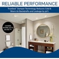thumbnail image 6 of Broan-Nutone AE110L InVent Series Single-Speed Fan with LED Light, Ceiling Room-Side Installation Bathroom Exhaust Fan, ENERGY STAR Certified, 1.5 Sones, , White , 110 CFM 1.0 Sones, 6 of 7