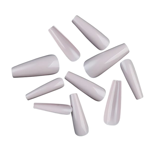 Uñas postizas a presión, regalos para mujeres, 100 piezas de uñas postizas mate, parches largos para decoración de uñas, caja de uñas completamente esmerilada, decoración de uñas