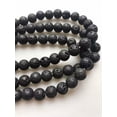 thumbnail image 3 of K-KED Black Lava Rock Stone Round Beads 6mm 8mm 10mm 12mm 15.5" Strand-10 mm, 3 of 6