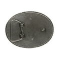 thumbnail image 2 of Western Plain Oval Hammered Vintage Belt Buckle, 2 of 2