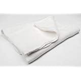 White European Towel Flaxen Europe White 100% linen TOWEL for Bathroom Sauna Spa Beach 27 x 50 Optical White Made in Northern Europe ()