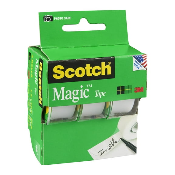 Scotch 3105 3/4" x 300" Scotch Magic Tape 3 Pack