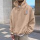 thumbnail image 1 of MHFRRA Sudaderas y Sudaderas Casuales para Hombre, de Corte Relajado, con Estampado Gráfico para Otoño E Invierno, de Fácil Cuidado, Ideales para Uso Diario Caqui, 1 of 4