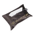 thumbnail image 2 of Bolsa de toalla de tela bordada Simple portátil, bandeja para toallas de papel, caja de pañuelos (borla gris parduzco), 2 of 8