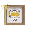 thumbnail image 6 of Lemonade Stand Decorations, Wooden Lemonade Sign, Indoor Summer Lemon Themed Kitchen Room Table Wall Shelf Tiered Tray Farmhouse Home Decor, 6 of 7