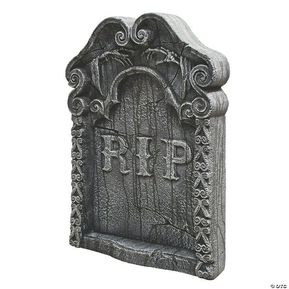 Seasonal Visions Tombstone RIP Halloween Decoration - 30 in x 22 in