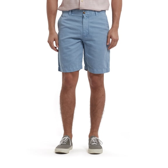 Grayers DUSTY BLUE Bermuda Cotton Linen Short, US 32