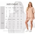 thumbnail image 4 of Cueply 2 Piece Sets for Women Summer Outfits Lounge Set Casual Matching Clothing Oversized T-Shirt Biker Shorts, 4 of 7