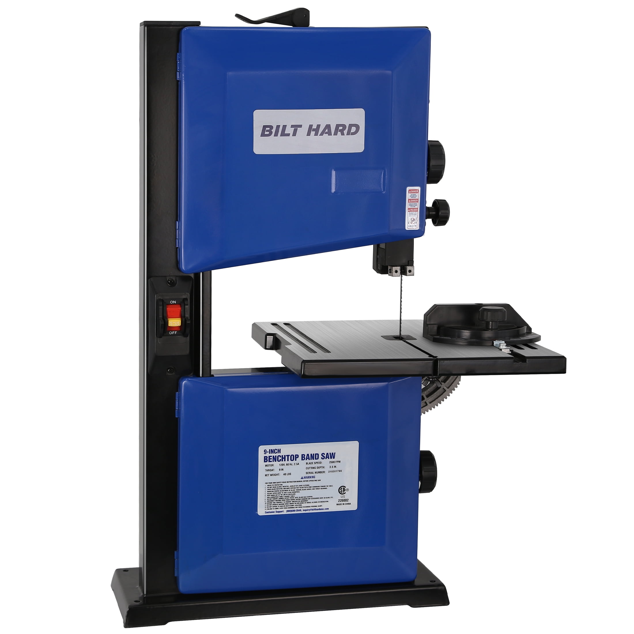 2.5Amp 9Inch Bandsaw, Benchtop Bandsaw for Woodworking with Blade and