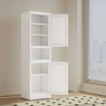 thumbnail image 6 of 19.7"W Freestand Metal Tall and Thin Narrow Storage Cabinet for Kitchen Bathroom Living Room, 6 of 7