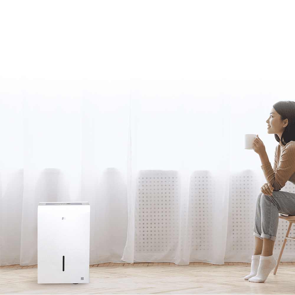 Perfect Aire 35 pt 592 sq ft Dehumidifier in White - Energy Efficient, Continuous Drain Option