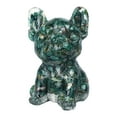 thumbnail image 3 of DOLITY Cute Figurine Ornament Tabletop Decor Miniature Statue Animal Sculpture Dark Green, 3 of 9