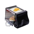 thumbnail image 2 of Black mini electric oven with various specifications. The small oven for student accommodation is very small and easy., 2 of 5
