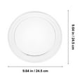 thumbnail image 3 of Microwave Oven Glass Plate Practical Turntable Plate Flat Base Glass Tray, 3 of 8