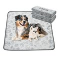 thumbnail image 1 of Paquete de 2 almohadillas antideslizantes para cachorros de Qeils, lavables, 104 x 104 cm, 1 of 6