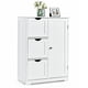 thumbnail image 2 of Armario de Suelo Costway para Baño 3 cajones 1 armario 60 x 30 x 81cm blanco, 2 of 10
