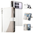 thumbnail image 2 of Funda cartera GANGXUN para Xiaomi Poco F6 Pro 5G , cuero PU con tarjetero, cremallera, correa de mano, soporte y protección 903°, 2 of 6