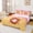 Orange 01, variant on Feelyou Cool Baseball Ice Cream Queen Sheets for Boys, Funny Sunglasses Bat Queen Sheet Sets, 4 Pieces, 1 Flat Sheet, 1 Fitted Sheet and 2 Pillowcases