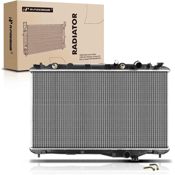 A-Premium Engine Coolant Radiator Assembly with Transmission Oil Cooler Compatible with Acura ILX 2013 2014 2015 2.0L, Automatic Transmission, Replace# 19010-R9A-A51